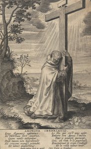 Amorosa Inebriatio uit Het Leven van Sint Jan van het Kruis, 1622-24 door Anton Wierix
