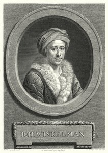 Johann Joachim Winckelmann, Duitse kunsthistoricus en archeoloog door Anton von (after) Maron
