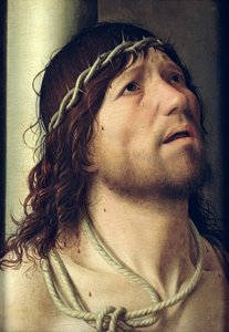 Christus aan de Zuil, c.1475 (detail) door Antonello da Messina