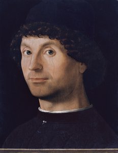 Portret van een man door Antonello da Messina