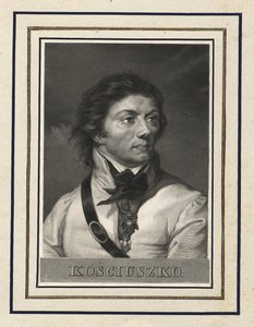 Portret van Tadeusz Kosciuszko 1746-1817 door Antoni Oleszczynski