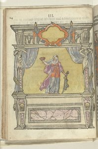 Toneel met personificatie van Reden, 1578 door Antoni van Leest