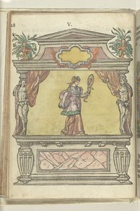 Toneel met personificatie van de Waarheid, 1578 door Antoni van Leest