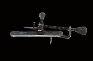 Microscoop, ca. 1690 door Antoni van Leeuwenhoek