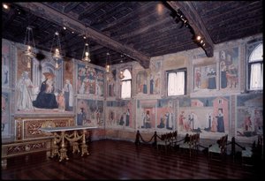 Algemeen overzicht van het leven van Sint Francesca (fresco)