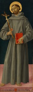 Sint Franciscus van Assisi, ca. 1480-81 door Antoniazzo Romano