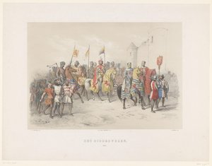 Utrechtse maskerade van 1851: Ridderwezen, 1217