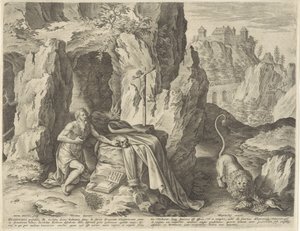 H. Hieronymus als boeteling in de woestijn