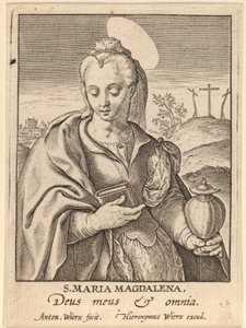 S. Maria Magdalena door Antonie Wierix