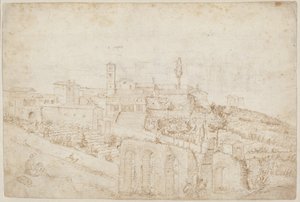 De Kerk van S. Gregorio Magno op de Celiaanse Heuvel (verso)