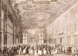 Hertogelijk feest, banket gegeven door de Doge van Venetië ter ere van vertegenwoordigers van buitenlandse delegaties