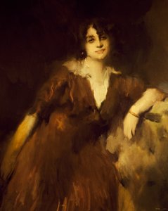 Portret van Rosina Storchio (Venetië) door Antonio Ambrogio Alciati