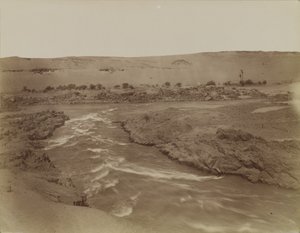 Stroomversnellingen bij de Nijl Cataracten, Egypte