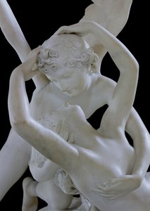 Psyche Ontwaakt door de Kus van Cupido (detail)
