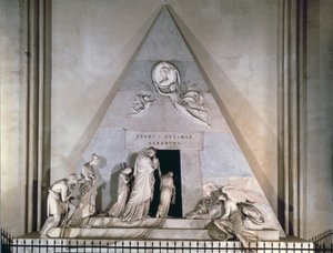 Graf van Aartshertogin Maria Christine, favoriete dochter van Keizerin Maria Theresia van Oostenrijk, 1798-1805 (marmer) door Antonio Canova