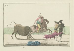 Plate IV, uit de serie Colección de las principales suertes de una corrida de toros (Collectie van de belangrijkste acties in een stierengevecht)