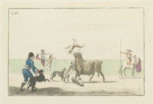 Plaat VI, uit de serie Colección de las principales suertes de una corrida de toros