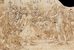 ""Menuet"" - Werk van Antonio Casanovas Torrents (1752-1796) door Antonio Casanovas i Torrents