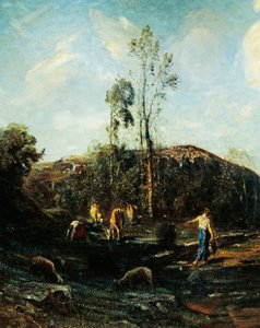 De wolken door Antonio Fontanesi