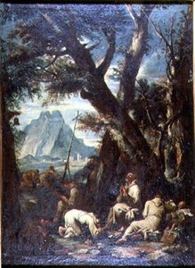 Platteland met Kluizenaars, ca.1700-10