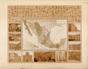 Atlas pintoresco e histórico de los Estados Unidos Mexicanos door Antonio García Cubas