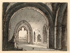 Interieur van kerk nabij Faenza