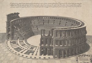 Amphitheatri Veronen Diligens et Accurata Delineatio door Antonio Lafreri