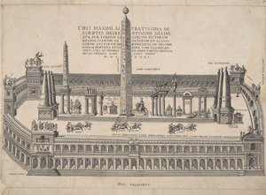 Circi Maximi Accuratissima Descriptio door Antonio Lafreri