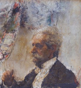 Portret van de vader van de kunstenaar