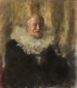 Zelfportret door Antonio Mancini