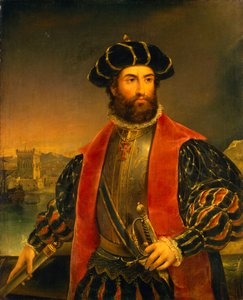 Vasco da Gama (circa 1460-1524) door Antonio Manuel da Fonseca