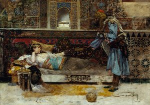Het geschenk van de sultan door Antonio Maria Fabres y Costa