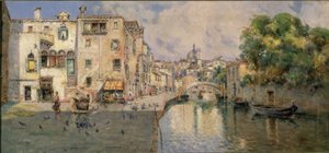 Uitzicht op Venetië