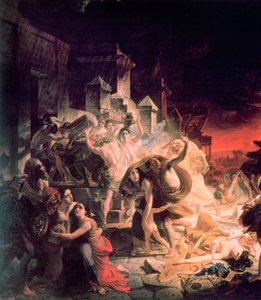 De laatste dag van Pompeii (detail), 1833