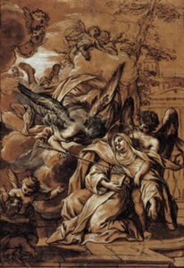 De transverberatie van St. Teresa door Antonio Nasini