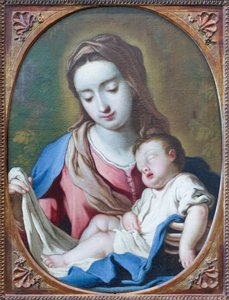 Madonna en kind door Antonio Paglia