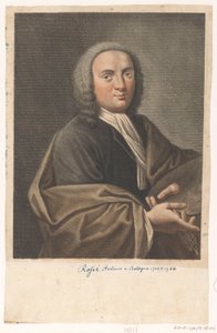 Portret van kunstenaar Antonio Rossi door Antonio Pazzi