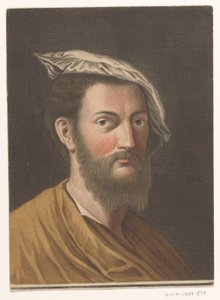Portret van kunstenaar Francesco Primaticcio door Antonio Pazzi