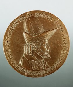 Beeld van Johannes VIII Palaiologos of Palaeologus (Constantinopel) door Antonio Pisanello