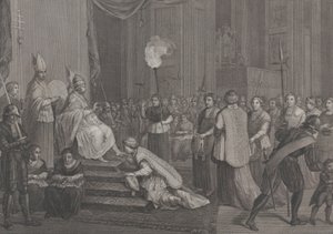 Kroning van Paus Pius VI, 1801 door Antonio Poggioli