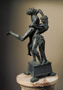 De twaalf werken van Hercules: Herakles tilt de reus Anteus op