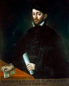 Portret van Antonio PEREZ (1540-1611). Spaanse politicus en secretaris van Filips II door Antonio Ponz
