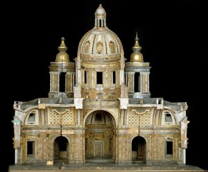 Model van de Kathedraal van St. Isaac van Dalmatië in Sint-Petersburg, 1767-69 door Antonio Rinaldi