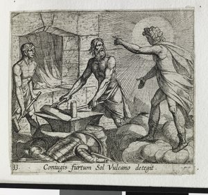 Apollo bij de smidse van Vulcanus