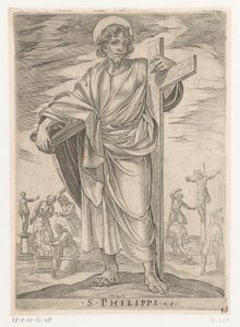 De heilige Filippus door Antonio Tempesta