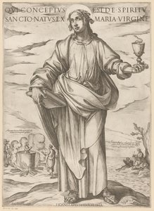 De heilige Johannes door Antonio Tempesta