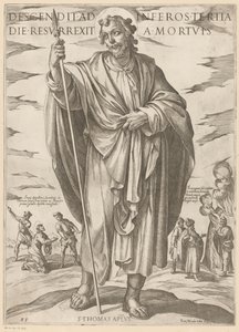 De heilige Tomas door Antonio Tempesta