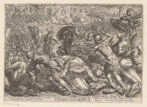 De val van Jericho door Antonio Tempesta