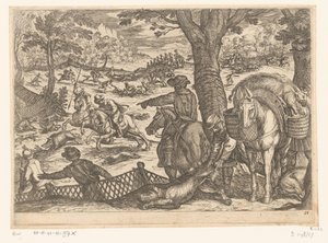 Jacht op everzwijnen door Antonio Tempesta