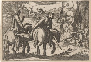 Jacht op herten door Antonio Tempesta